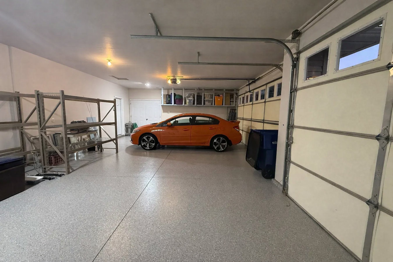 Garage floor concrete